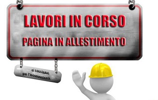 Pagina in Allestimento